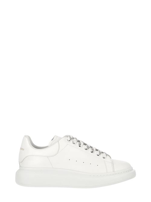 Alexander McQueen white leather oversized sneakers. ALEXANDER MCQUEEN | 553680WHGP59000